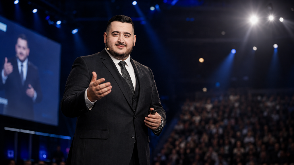 Ioannis Antypas presenting to a corporate audience